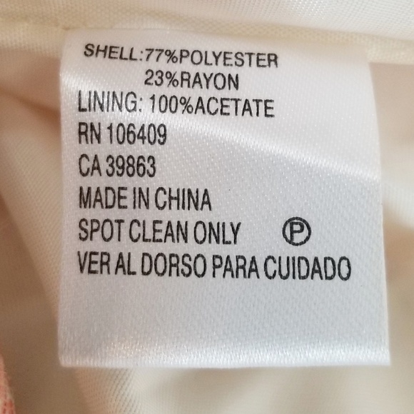 Antonio Melani Peach Knit Strapless Dress Size 2 - Picture 5 of 5